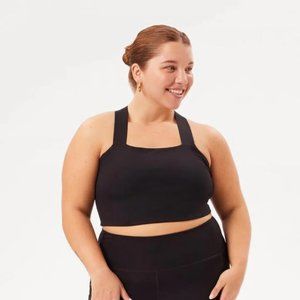 Girlfriend Collective Charlie Bra - Black | M